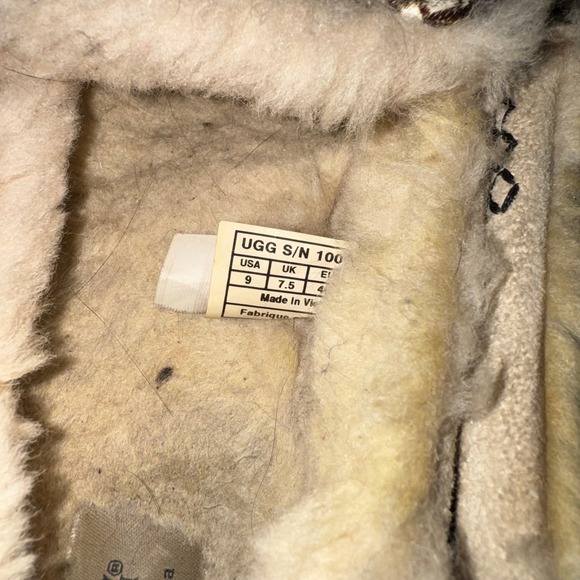 UGG Rare Cowhide Snake Skin Print Slippers Western - Picture 4 of 6